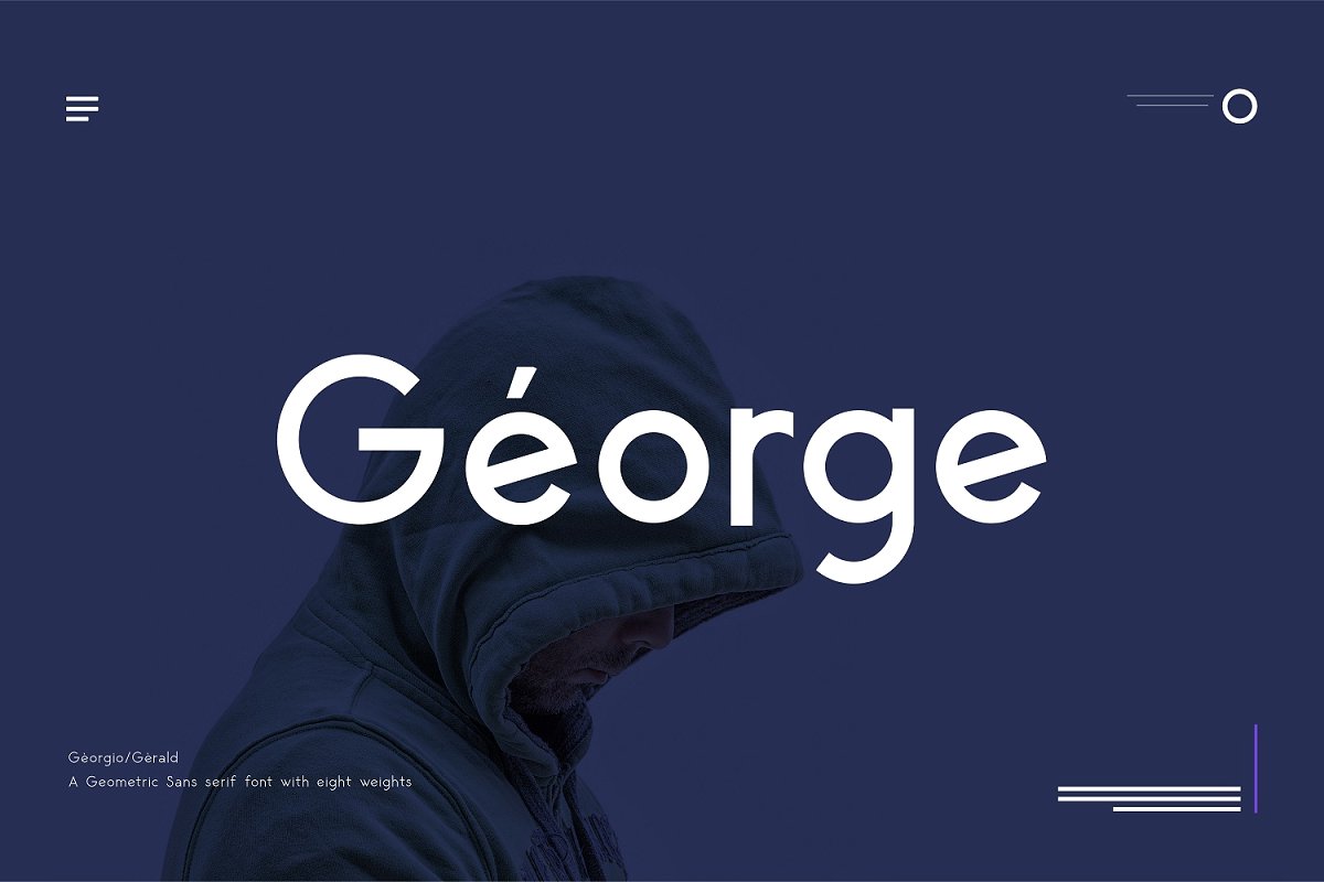 George Sans Regular Font preview